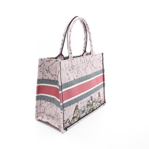 Dior Tote Multicolor Medium Pink Bag Tote Book - Picture 1 of 10